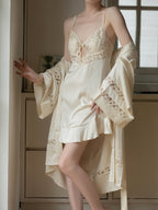 Buttercream Lace Ribbon Sleepwear