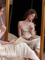 Ivory Lace Bloom Camisole Top