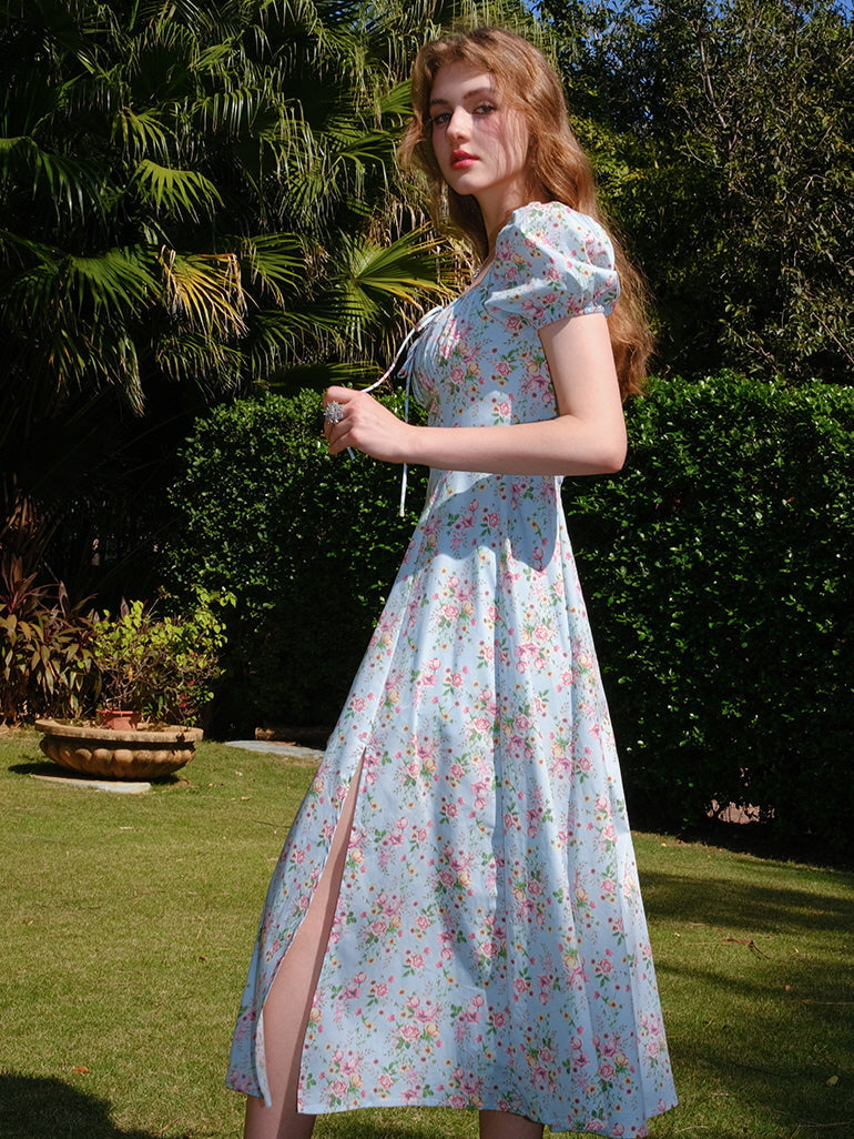 Sophie's Pink Blossom Sky Dress