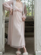 Ruffle-Trimmed Fairytale Nightgown Set
