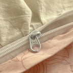 Princess Floral Pink Cotton Bedding Set