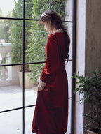 Scarlet Red Velvet Dream Dress