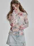 Ethereal Bloom Sheer Lace Top