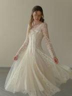 Embroidered Lace Princess Dress