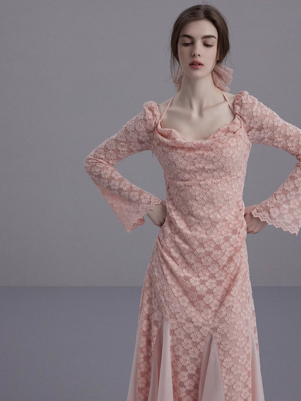 Blush Lace Fairy Dress