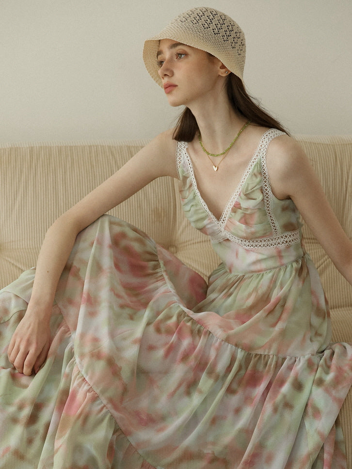 Amelia's Elegant Vacation Dress