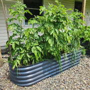 YoYoBloom 17" Tall 6.5' x 2' Metal Raised Garden Bed (6-in-1) | Upgrade 2.0 Knee-High Design image 10