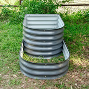 YoYoBloom 17" Tall 2 Tiered Metal Raised Garden Bed Twin Pack| Upgrade 2.0 Knee-High Design image 9