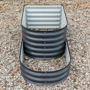 YoYoBloom 17" Tall 2 Tiered Metal Raised Garden Bed Twin Pack| Upgrade 2.0 Knee-High Design image 11