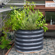 YoYoBloom 17" Tall 24" Round Metal Raised Garden Bed Twin Pack | Upgrade 2.0 Knee-High Design image 12