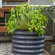 YoYoBloom 17" Tall 24" Round Metal Raised Garden Bed Twin Pack | Upgrade 2.0 Knee-High Design image 13