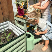 YoYoBloom 17" Tall 8' x 2' Rectangle Metal Raised Garden Bed (9-in-1) | Upgrade 2.0 Knee-High Design image 11
