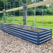 YoYoBloom 17" Tall 8' x 2' Rectangle Metal Raised Garden Bed (9-in-1) | Upgrade 2.0 Knee-High Design image 8