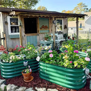 YoYoBloom 17" Tall 3.5' x 2' Metal Raised Garden Bed (2-in-1) | Upgrade 2.0 Knee-High Design image 7
