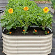 YoYoBloom 17" Tall 3.5' x 2' Metal Raised Garden Bed (2-in-1) | Upgrade 2.0 Knee-High Design image 5