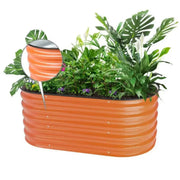 YoYoBloom 17" Tall 3.5' x 2' Metal Raised Garden Bed (2-in-1) | Upgrade 2.0 Knee-High Design image 13