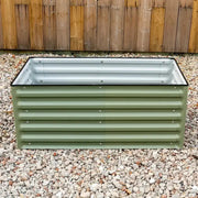 YoYoBloom 17" Tall 3.5x2 Knee-High Rectangle Raised Garden Bed- Twin Pack【Upgrade 2.0】 - Slate grey image 5