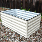 YoYoBloom 17" Tall 3.5x2 Knee-High Rectangle Raised Garden Bed- Twin Pack【Upgrade 2.0】 - Vibrant orange image 3
