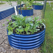 YoYoBloom 17" Tall 42" Round Metal Raised Garden Bed | Upgrade 2.0 Knee-High Design image 6