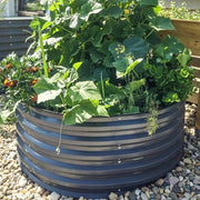 YoYoBloom 17" Tall 42" Round Metal Raised Garden Bed | Upgrade 2.0 Knee-High Design image 8