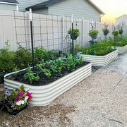 YoYoBloom 17" Tall 8' x 4' Metal Raised Garden Bed (10-in-1) | Upgrade 2.0 Knee-High Design image 10