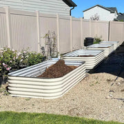 YoYoBloom 17" Tall 8' x 4' Metal Raised Garden Bed (10-in-1) | Upgrade 2.0 Knee-High Design image 11
