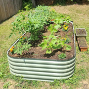 YoYoBloom 17" Tall 8' x 4' Metal Raised Garden Bed (10-in-1) | Upgrade 2.0 Knee-High Design image 17