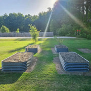 YoYoBloom 17" Tall 8' x 4' Metal Raised Garden Bed (10-in-1) | Upgrade 2.0 Knee-High Design image 22