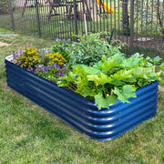 YoYoBloom 17" Tall 8' x 4' Metal Raised Garden Bed (10-in-1) | Upgrade 2.0 Knee-High Design image 25