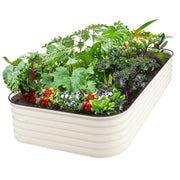 YoYoBloom 17" Tall 8' x 4' Metal Raised Garden Bed (10-in-1) | Upgrade 2.0 Knee-High Design image 29