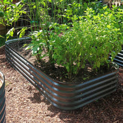 YoYoBloom 17" Tall 8' x 4' Metal Raised Garden Bed (10-in-1) | Upgrade 2.0 Knee-High Design image 20