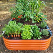 YoYoBloom 17" Tall 8' x 4' Metal Raised Garden Bed (10-in-1) | Upgrade 2.0 Knee-High Design image 7