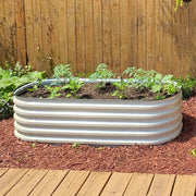 YoYoBloom 17" Tall 5' x 2' Metal Raised Garden Bed (4-in-1) | Upgrade 2.0 Knee-High Design image 11