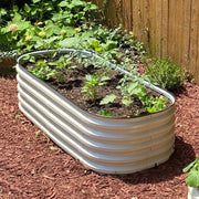 YoYoBloom 17" Tall 5' x 2' Metal Raised Garden Bed (4-in-1) | Upgrade 2.0 Knee-High Design image 13
