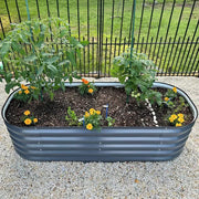 YoYoBloom 17" Tall 5' x 2' Metal Raised Garden Bed (4-in-1) | Upgrade 2.0 Knee-High Design image 7
