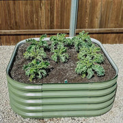 YoYoBloom 17" Tall 5' x 2' Metal Raised Garden Bed (4-in-1) | Upgrade 2.0 Knee-High Design image 12