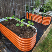 YoYoBloom 17" Tall 5' x 2' Metal Raised Garden Bed (4-in-1) | Upgrade 2.0 Knee-High Design image 15