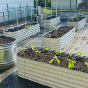 YoYoBloom 17" Tall 6.5' x 2' Metal Raised Garden Bed (6-in-1) | Upgrade 2.0 Knee-High Design image 16