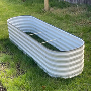 YoYoBloom 17" Tall 6.5' x 2' Metal Raised Garden Bed (6-in-1) | Upgrade 2.0 Knee-High Design image 18