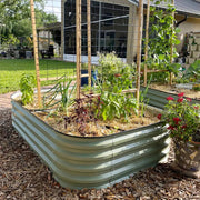 YoYoBloom 17" Tall 6.5' x 2' Metal Raised Garden Bed (6-in-1) | Upgrade 2.0 Knee-High Design image 7
