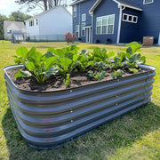 YoYoBloom 17" Tall 6.5' x 2' Metal Raised Garden Bed (6-in-1) | Upgrade 2.0 Knee-High Design image 8