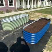 YoYoBloom 17" Tall 6.5' x 2' Metal Raised Garden Bed (6-in-1) | Upgrade 2.0 Knee-High Design image 20