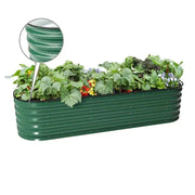 YoYoBloom 17" Tall 6.5' x 2' Metal Raised Garden Bed (6-in-1) | Upgrade 2.0 Knee-High Design image 25