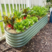 YoYoBloom 17" Tall 6.5' x 2' Metal Raised Garden Bed (6-in-1) | Upgrade 2.0 Knee-High Design image 6