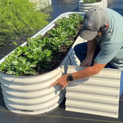 YoYoBloom 17" Tall 8' x 2' Metal Raised Garden Bed (9-in-1) | Upgrade 2.0 Knee-High Design image 7
