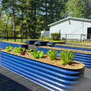 YoYoBloom 17" Tall 8' x 2' Metal Raised Garden Bed (9-in-1) | Upgrade 2.0 Knee-High Design image 22