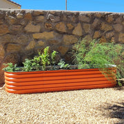 YoYoBloom 17" Tall 8' x 2' Metal Raised Garden Bed (9-in-1) | Upgrade 2.0 Knee-High Design image 24