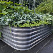 YoYoBloom 17" Tall 8' x 2' Metal Raised Garden Bed (9-in-1) | Upgrade 2.0 Knee-High Design image 20