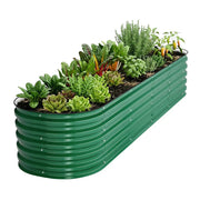 YoYoBloom 17" Tall 8' x 2' Metal Raised Garden Bed (9-in-1) | Upgrade 2.0 Knee-High Design image 29