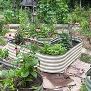 YoYoBloom 17" Tall Heart-Shaped Metal Raised Garden Bed| Upgrade 2.0 Knee-High Design image 16